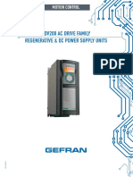 Adv200 Ac Drive Family Regenerative & DC Power Supply Units: ESP Catálogo