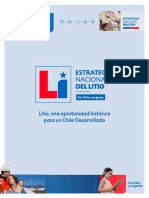 Brochure Litio - Gobierno de Chile