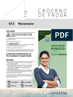 Caderno de Prova: 6F2 Marceneiro