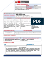 Sesión de Aprendizaje: Inicio Tiempo Aproximado: 10