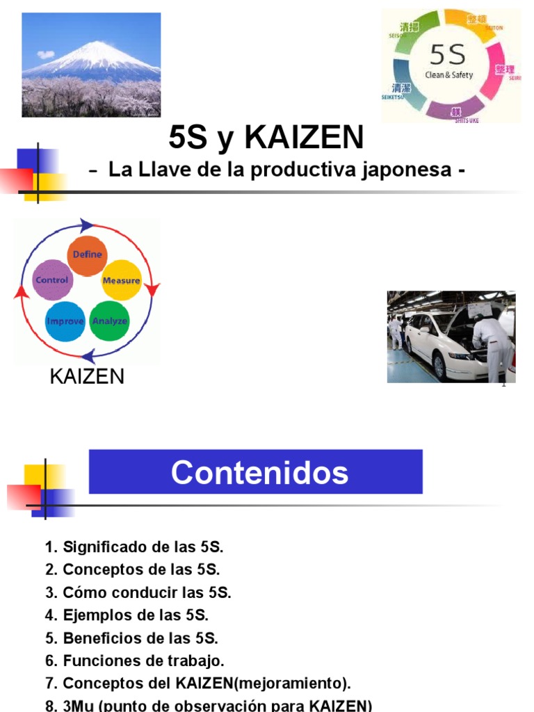 5S y KAIZEN: Mejora Continua en Empresas | PDF | Producción y ...