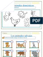 Animales domésticos y salvajes, granja, derivados y desplazamientos