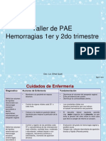 UNIDAD II - CLASE 5 - TALLER PAE HEMORRAGIA 1 y 2 2023