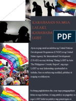 Karahasan Sa Mga Lalaki, Kabababaihan, at LGBT