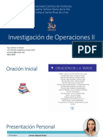 Investigación de Operaciones II