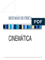 Resumo de Física: Cinemática