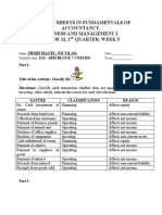 Activity Sheets in Fundamentals of Accountanc5