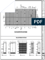 Planta Arquitectónica de Techos: Lateral - Norte Elevación