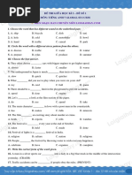 I. Choose The Word That Has Different Sound in The Underlined Part