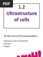 1.2 Ultrastructure of Cells