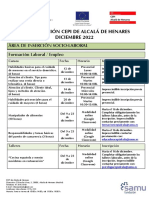 Programación Cepi Alcalá Diciembre 2022