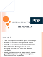Hemofilia: Sistema Hematopoiético