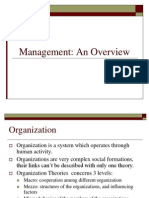 Management Overview