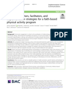 Identifying Barriers Facilitators and Implementati