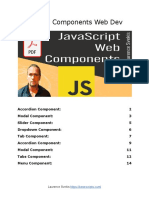 Javascript Components Web Dev