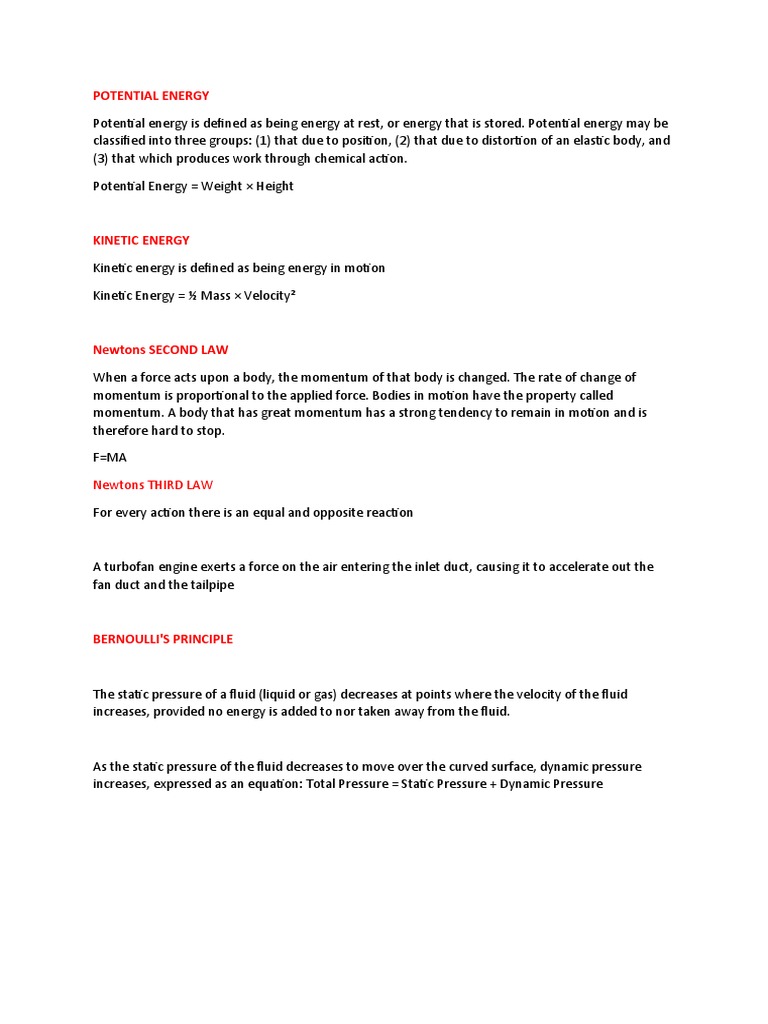 Module 15 Gas Turbine Engine Pdf Gas Turbine Force