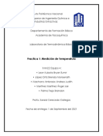 Practica 1: Medición de Temperatura