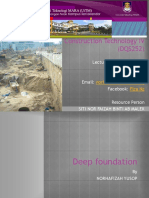 Construction Technology IV: Deep Foundation Piled Foundation