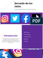 El Uso Inadecuado de Las Redes Sociales