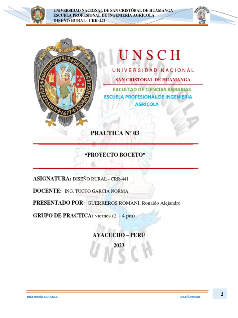 Practica 03 Diseño Rural | PDF | Diseño | Las artes