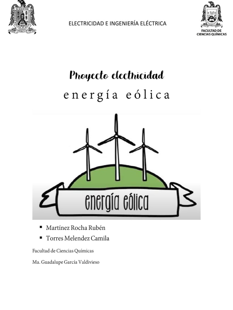 Proyecto de Energía Eólica para Niños | PDF | Energía eólica ...