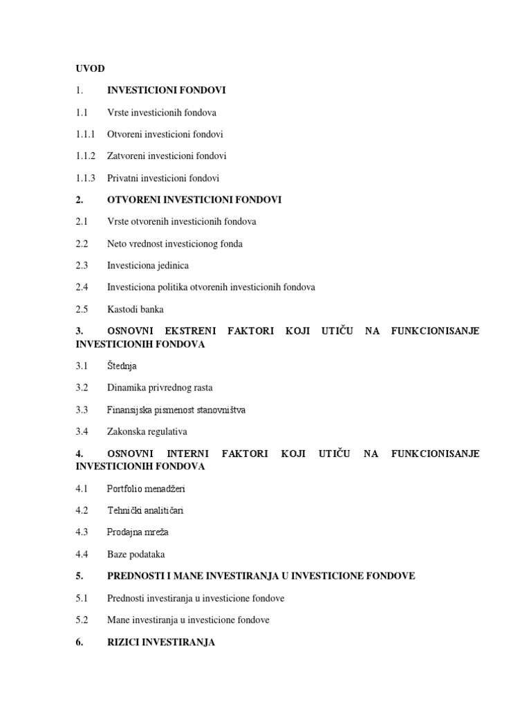 Sadrzaj Master Rad | PDF