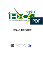 2011 HECS Report on Filipino Household Energy Use