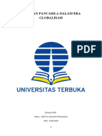 Peranan Pancasila Dalam Era Globalisasi: Disusun Oleh: Nama: Aditya Gilang Pradana NIM: 858026609