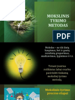 Mokslinis Tyrimo Metodas