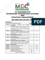 Ca Intermediate Enterprise Information Systems AND Strategic Management