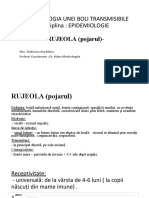 Epidemiologia Unei Boli Transmisibile Disciplina: EPIDEMIOLOGIE - RUJEOLA (Pojarul)