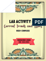 Current Trends and Issues - Lab Activity #5