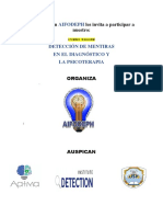 Brochure Detección de Mentiras Chiclayo