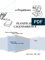 Clasa Pregătitoare: Anul Şcolar 2022 / 2023