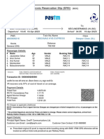 Electronic Reservation Slip (ERS)