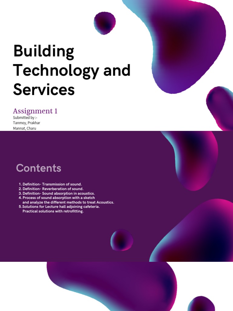 Building Technology and Services PDF Sound Classical Mechanics