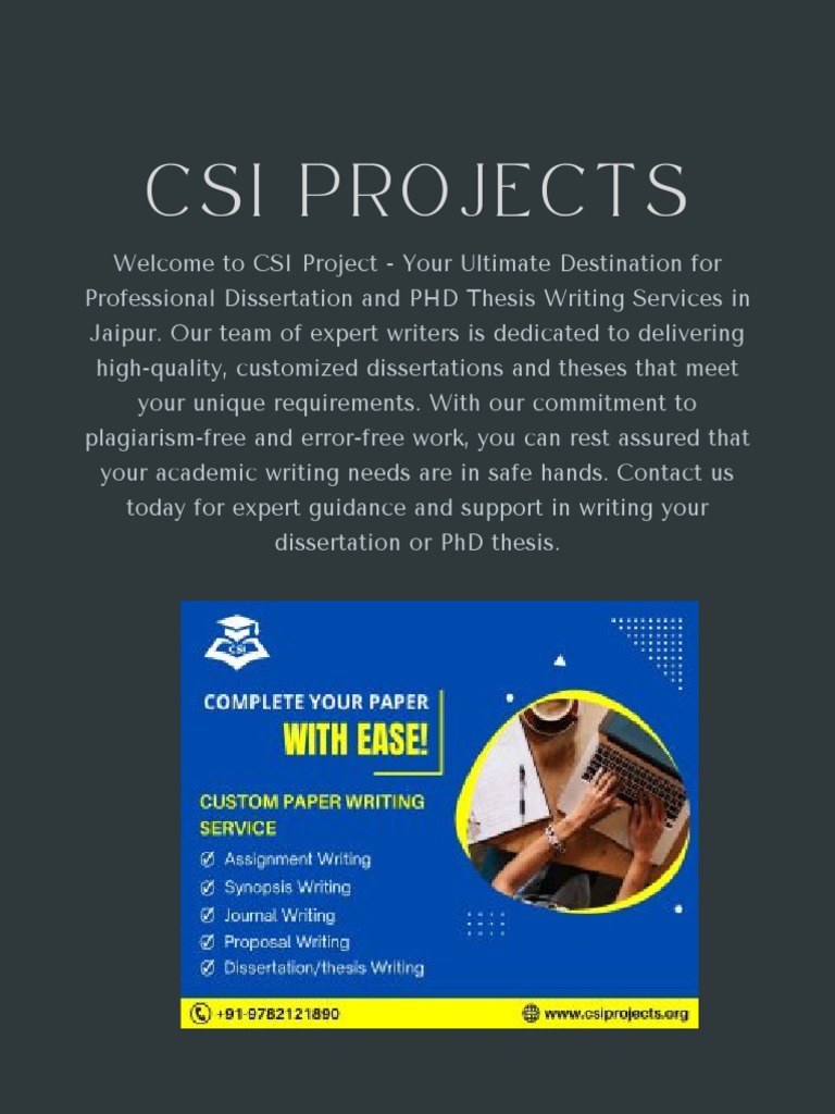 CSI Projects | PDF