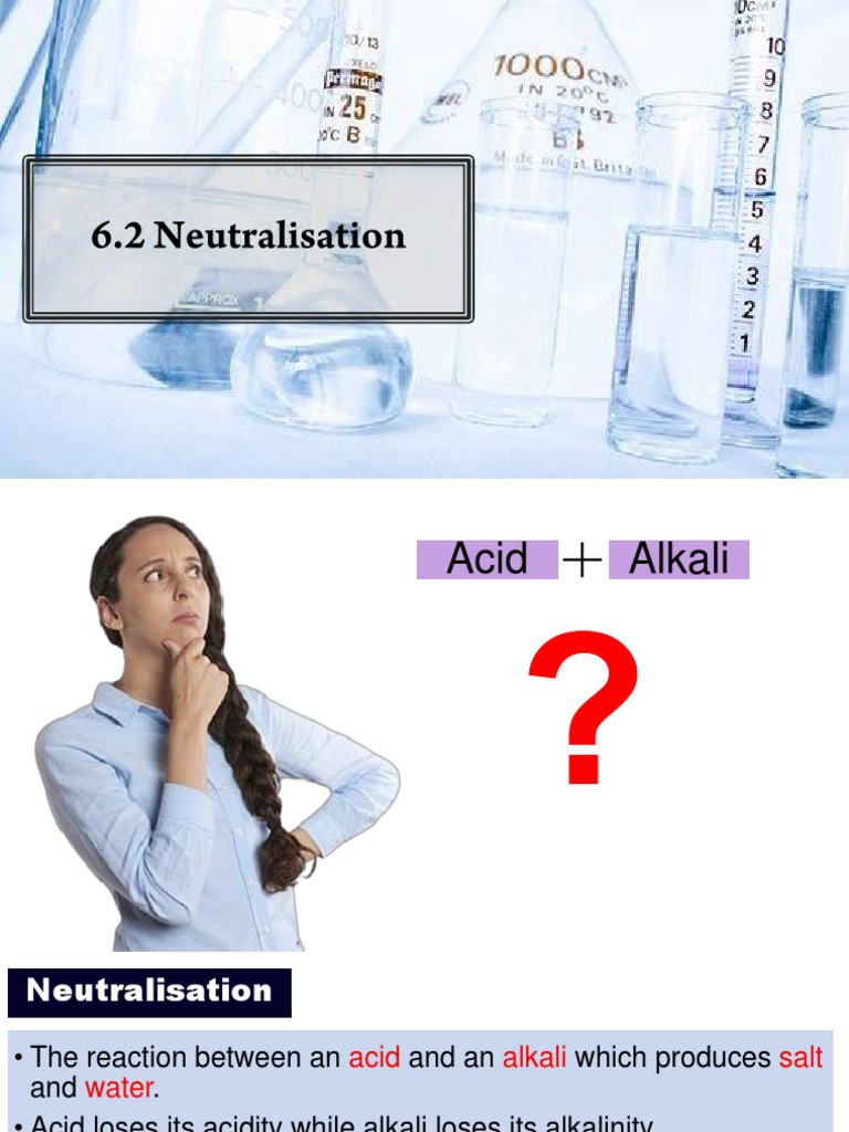 6.2 Neutralisation - Notes | PDF | Acid | Chemistry