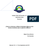 Instituto Patria Del Noroeste, A.C. Preparatoria Economía