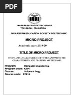 Title of Micro Project