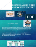 Non-Performing Assets in The Indian Banking Industry: M. Sumana Bba Finance C' 20201BBA0237