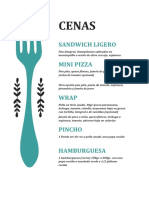 Menu Cenas