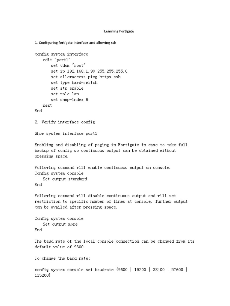 Learning fortigate pdf file transfer protocol command line interface