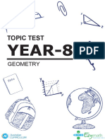 Year 8 Maths Test - Geometry - Questions