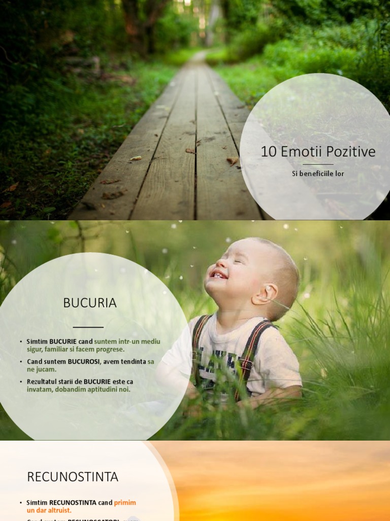 10 Emotii Pozitive | PDF