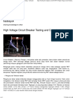 High Voltage Circuit Breaker Testing and Commissioning - Tiasbayuk