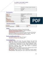 Vanadium Pentoxide MSDS Safety Guide