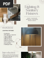 Lighting and Sanitary Fixtures - Material Study