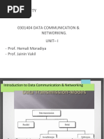 Gls University: 0301404 Data Communication & Networking. Unit - I - Prof. Hemali Moradiya - Prof. Jainin Vakil