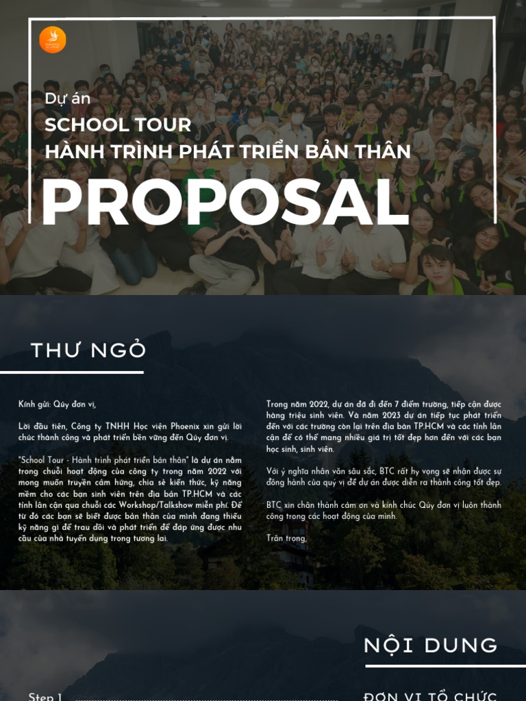 Proposal School Tour | PDF